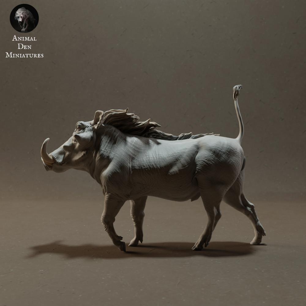 Product photo animal figure Animal Den Miniatures 2: Wild animal figure: Warthog (23_03_09)
