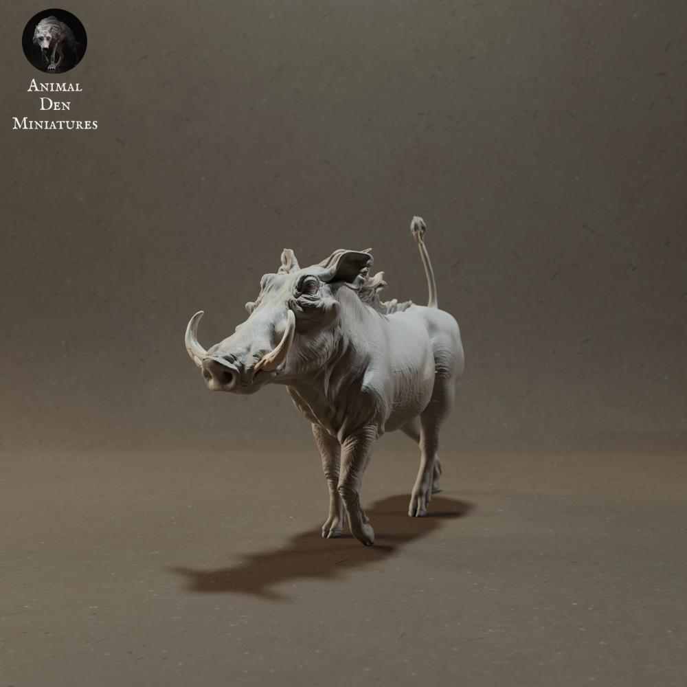 Product photo animal figure Animal Den Miniatures 3: Wild animal figure: Warthog (23_03_09)