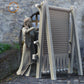 Produktfoto mittelalterliche historische Figur 75mm Scale The Printing Goes Ever On (TPGEO)  0: Mittelalterliche Ritter Figuren Dorfbewohner WeberinMittelalterliche Stadt