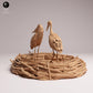 Product photo Tabletop 28mm Lord of the Print (LotP) 0: Animal figure: White Stork - courting (26_07_09)
