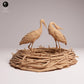 Product photo Tabletop 28mm Lord of the Print (LotP) 1: Bird animal figure: White Stork - courting (26_07_09)