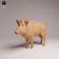 Product photo Tabletop 28mm Lord of the Print (LotP) 2: Wildlife animal figure: Wild Boar (26_07_08)