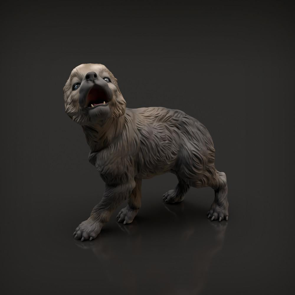 Product photo animal figure Animal Den Miniatures 1: Wild animal figure: wolf cub (22_04_03)