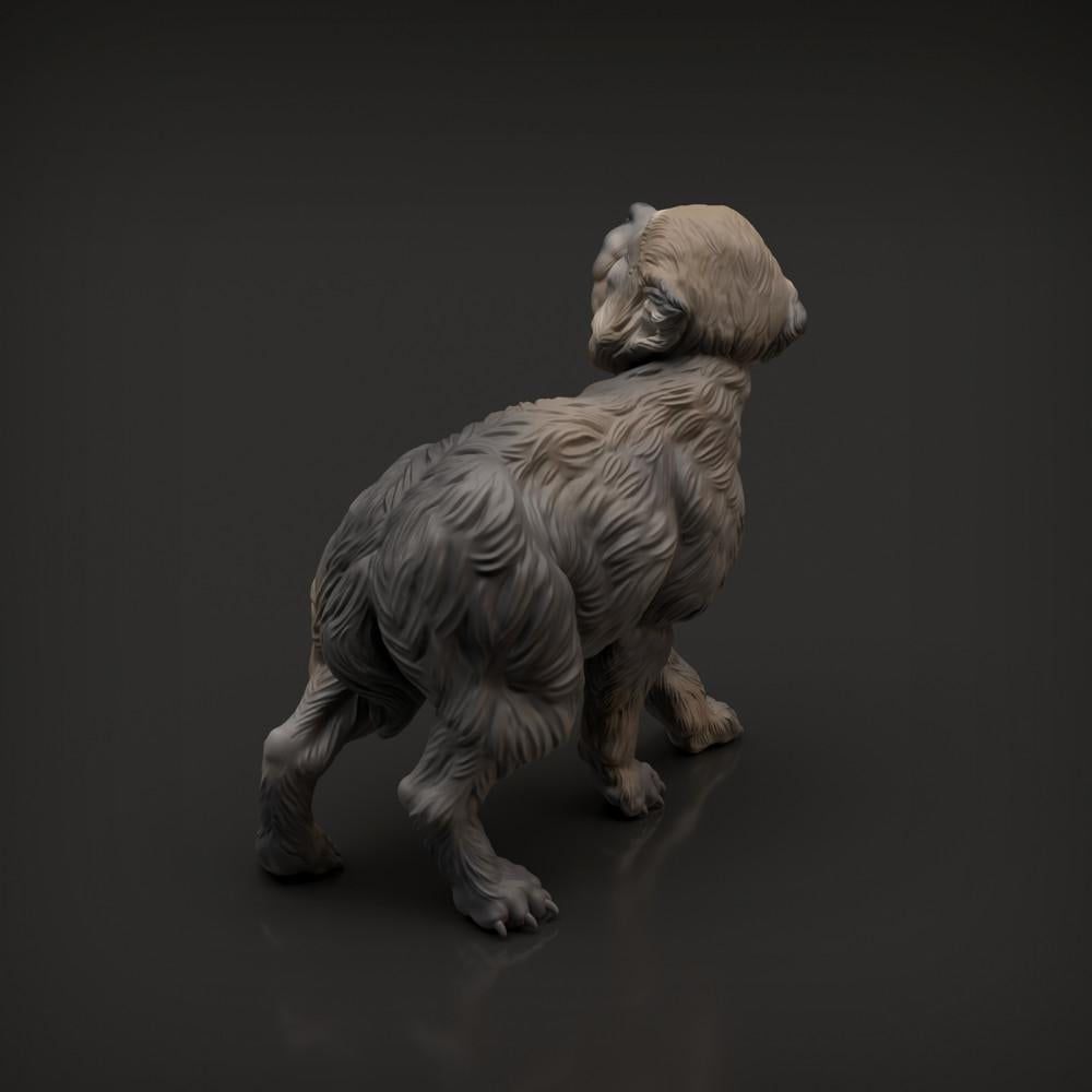 Product photo animal figure Animal Den Miniatures 3: wild animal figure: wolf cub (22_04_03)