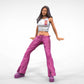 Product photo diorama and model building miniature figure: Woman leaning