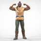 Product photo diorama and model building miniature figure: Musclebound