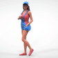 Product photo diorama and model building miniature figure: Woman with ice