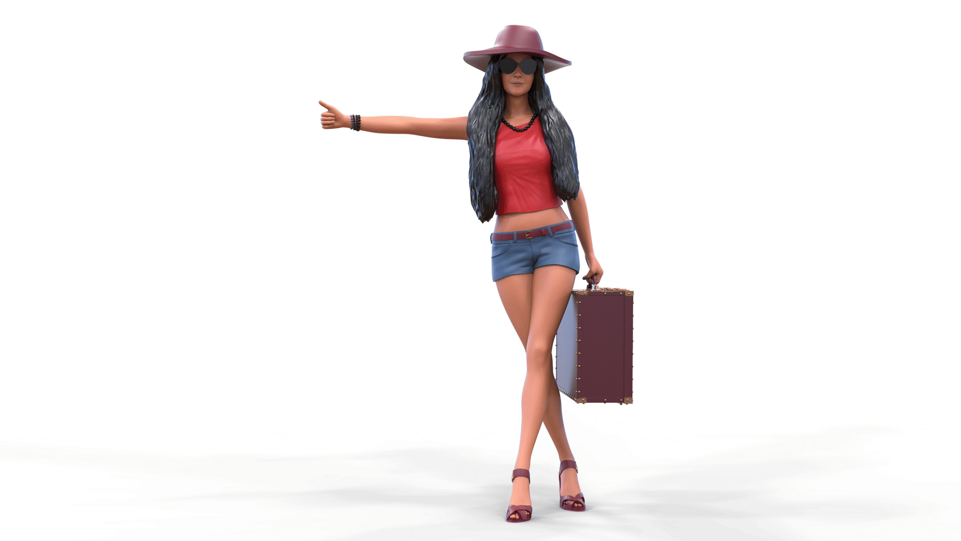 Product photo diorama and model building miniature figure: Tramper