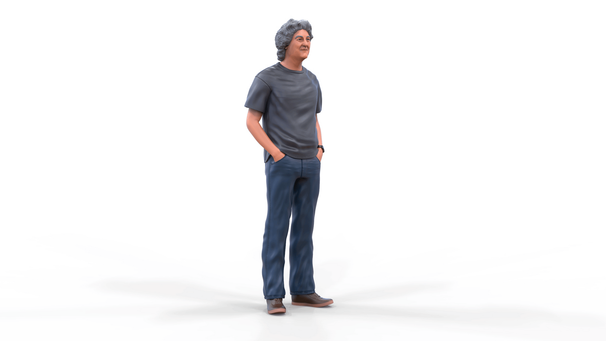 Product photo diorama and model building miniature figure: Ordinary Man 3