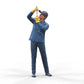 Product photo diorama and model building miniature figure: Mechanic set, 6 figures