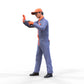 Product photo diorama and model building miniature figure: Mechanic set, 6 figures