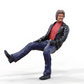 Product photo diorama and model building miniature figure: Cool guy sitting