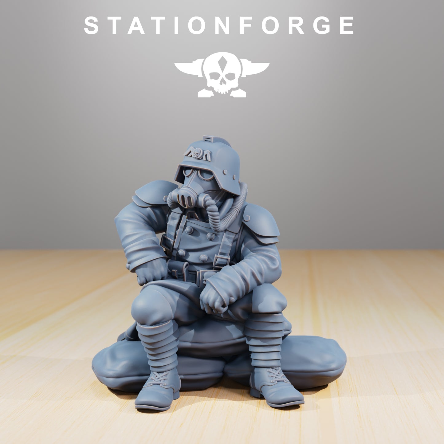 Produktfoto 28mm Tabletop Minis Stationforge: Comrades at Campfire