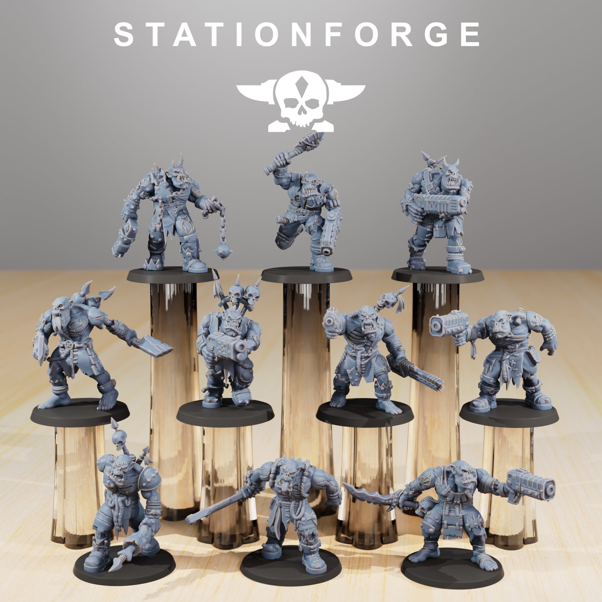 Produktfoto 28mm Tabletop Minis Stationforge: Plague Spreadaz