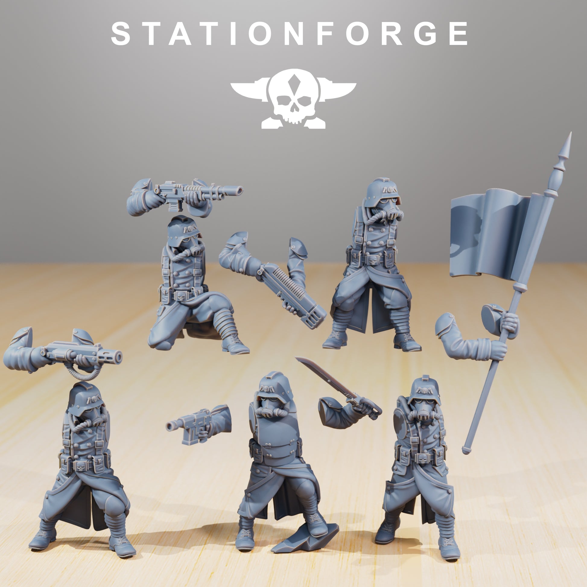 Product photo 28mm tabletop minis Stationforge: Command Force