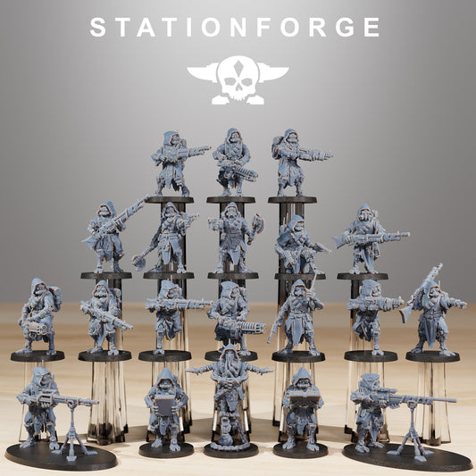 Produktfoto 28mm Tabletop Minis Stationforge: Rangers Builder Kit