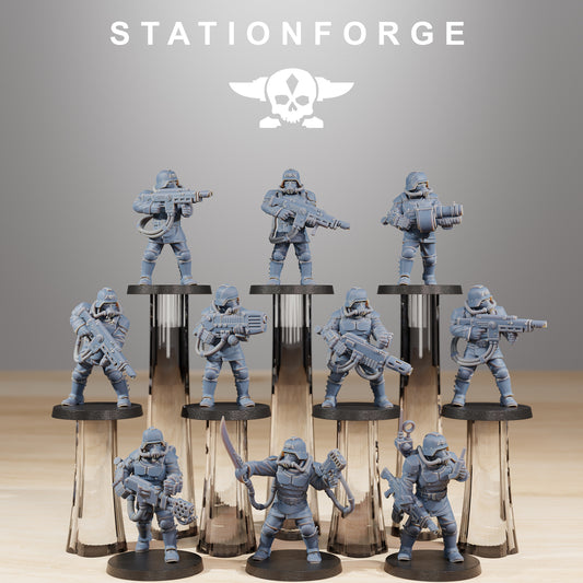 Product photo 28mm tabletop minis Stationforge: Commandos