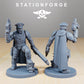 Produktfoto 28mm Tabletop Minis Stationforge: Orkaz Hunters