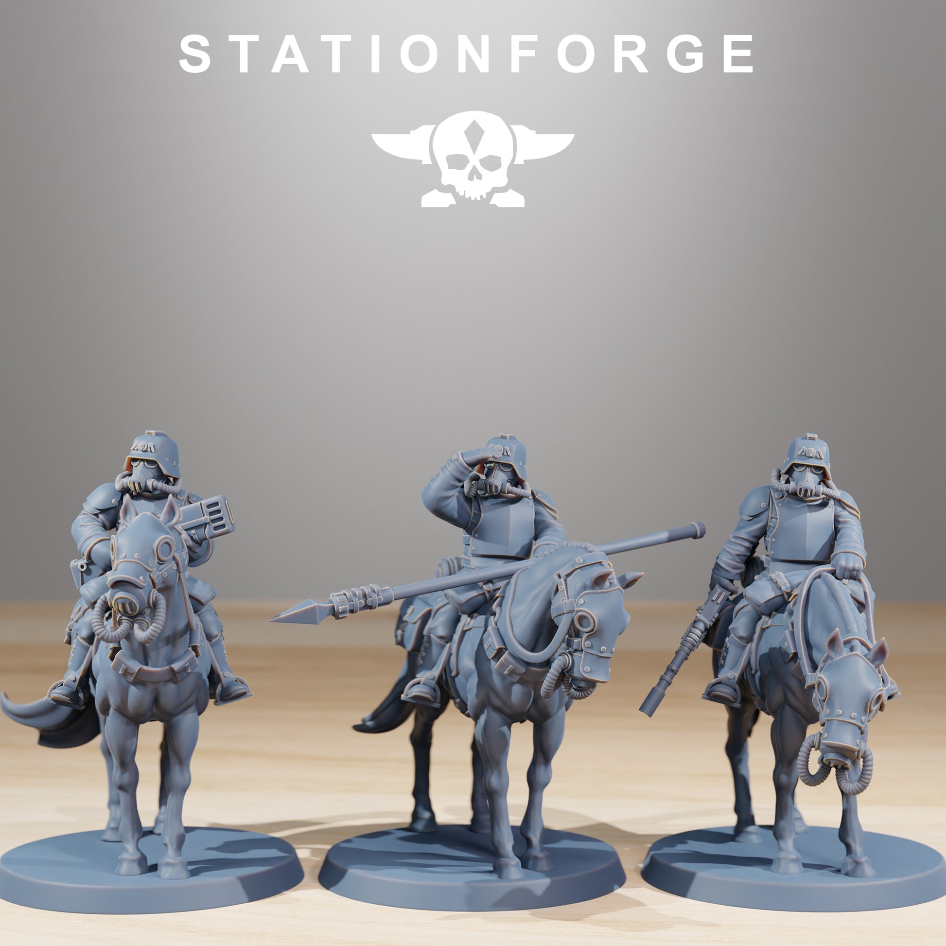 Product photo 28mm Tabletop Minis Stationforge: Cavalry
