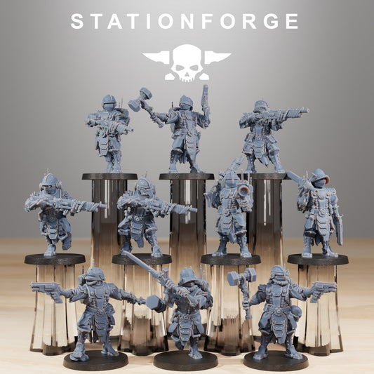 Produktfoto 28mm Tabletop Minis Stationforge: Frontliners Infantry