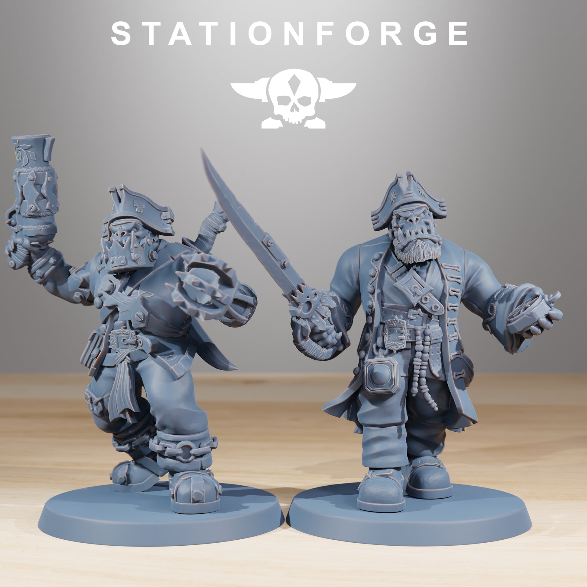Produktfoto 28mm Tabletop Minis Heroforge: Pirates