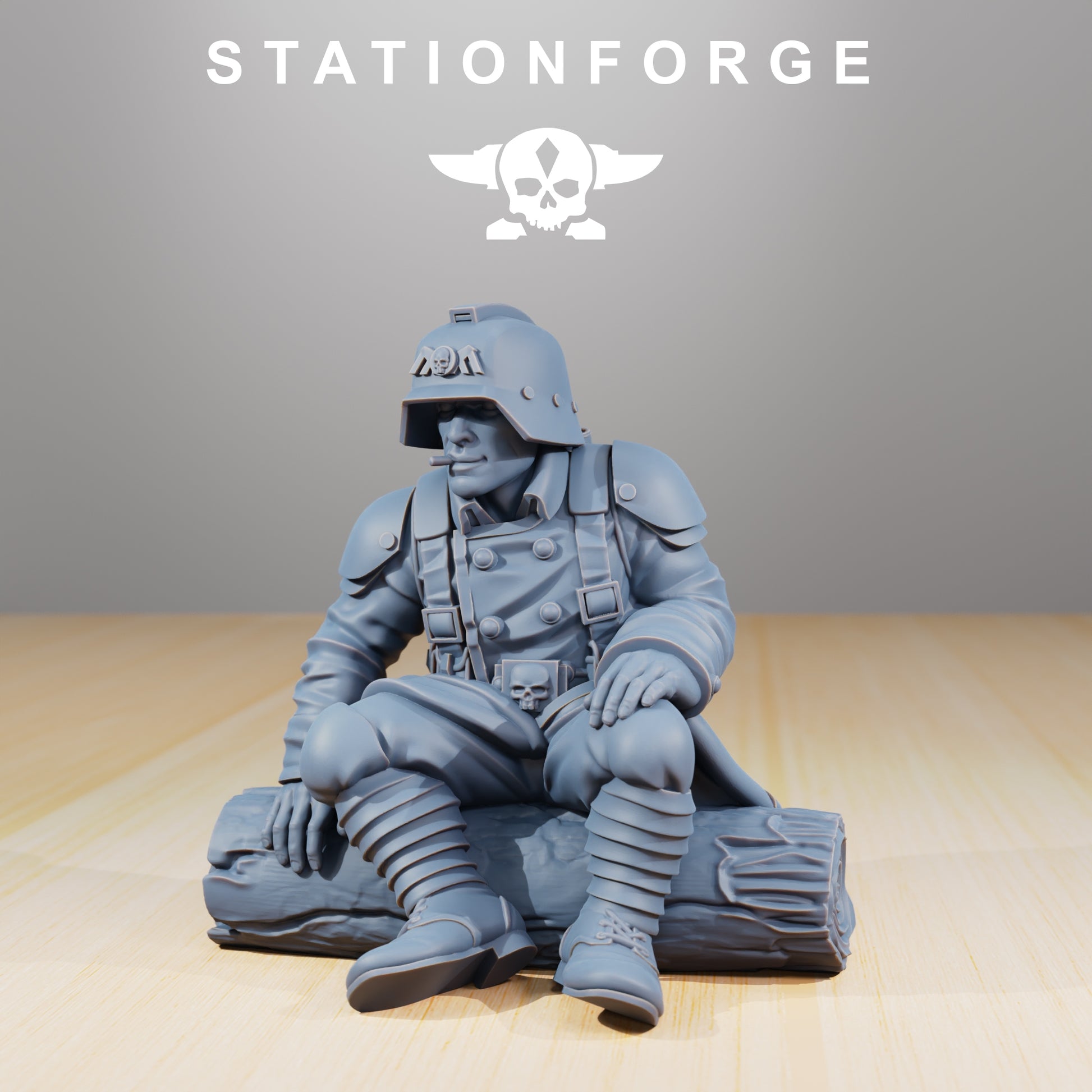 Produktfoto 28mm Tabletop Minis Stationforge: Comrades at Campfire