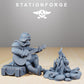 Produktfoto 28mm Tabletop Minis Stationforge: Comrades at Campfire