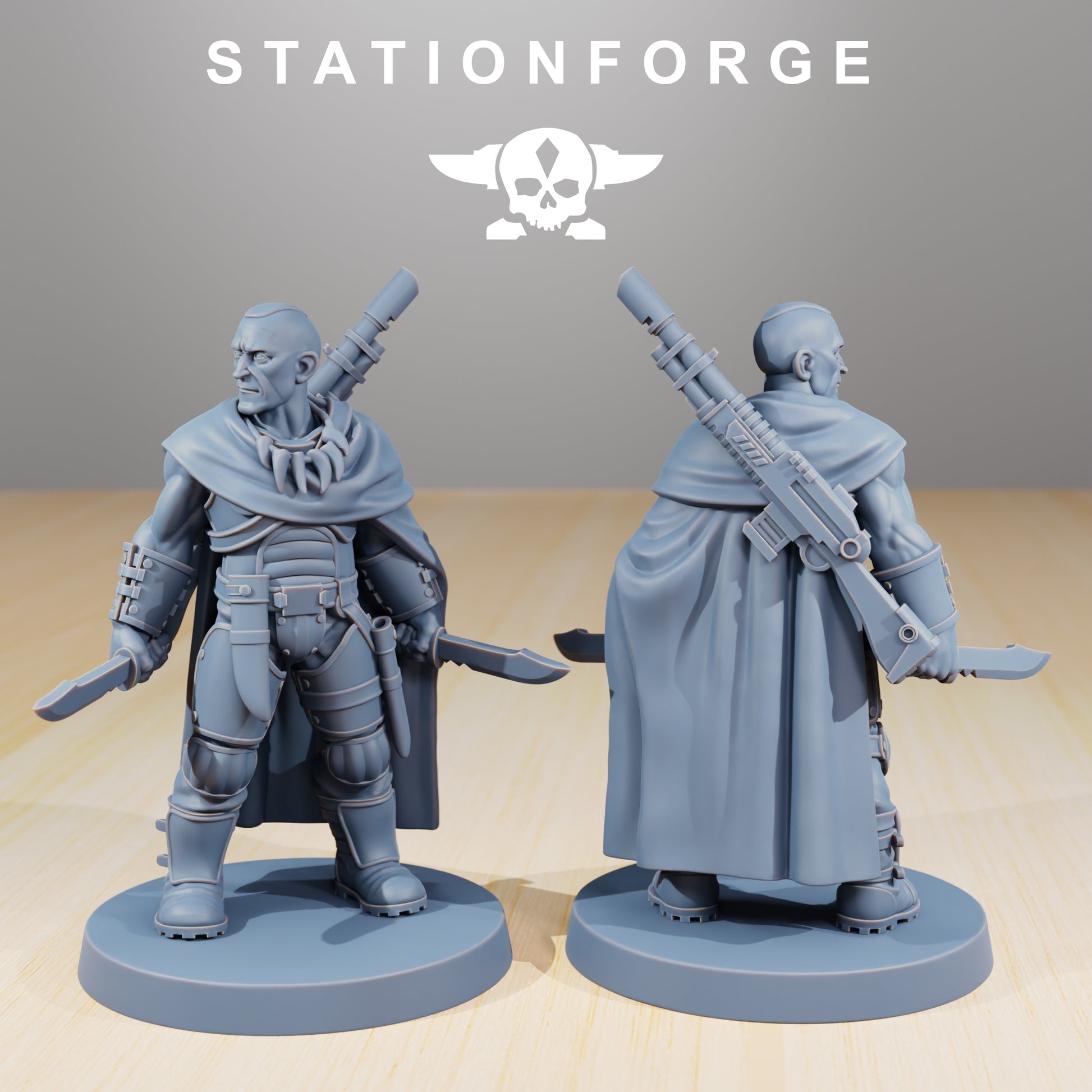 Produktfoto 28mm Tabletop Minis Stationforge: Orkaz Hunters