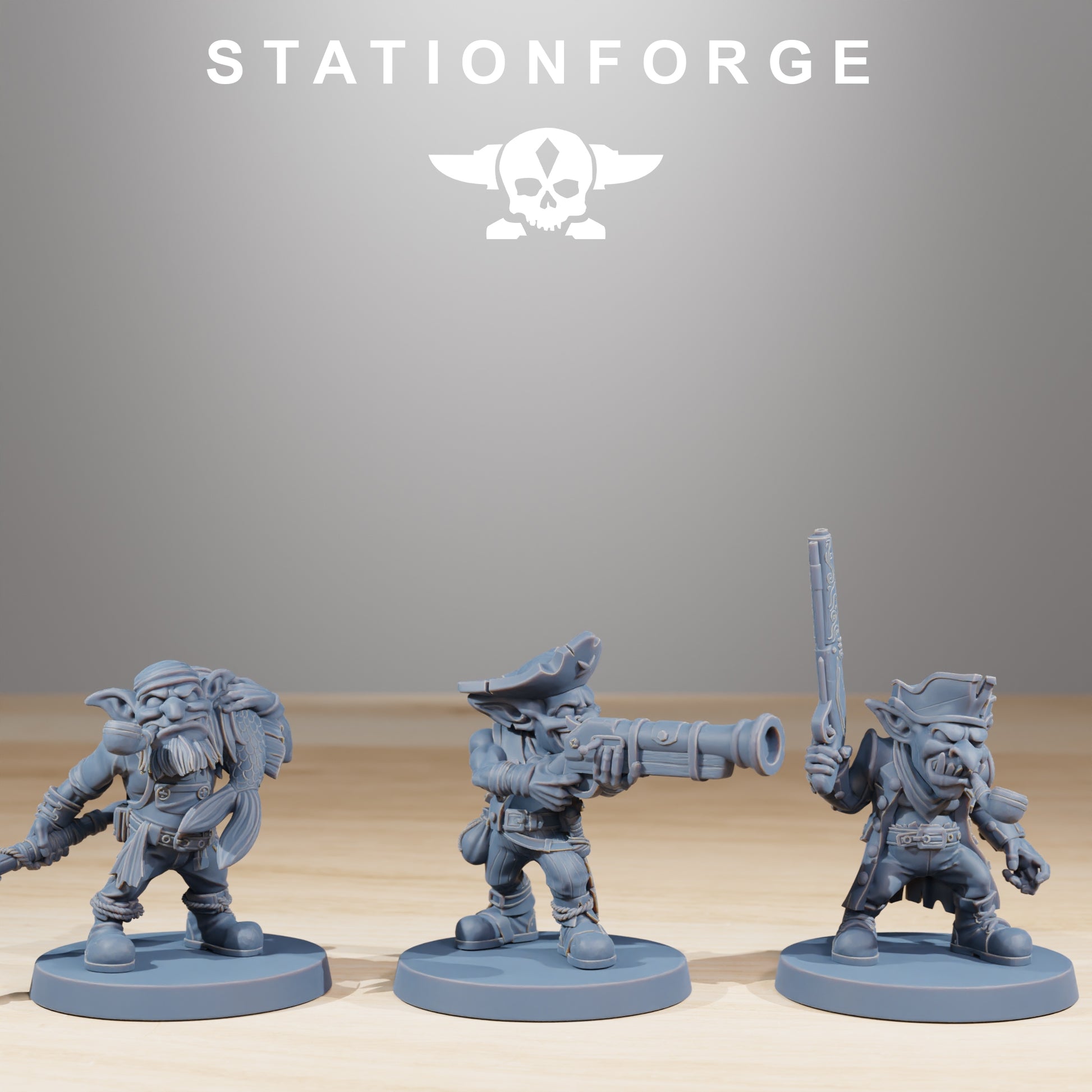 Product photo 28mm tabletop minis Stationforge: Gobs Pirates