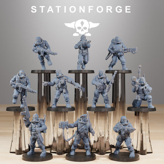 Produktfoto 28mm Tabletop Minis Stationforge: Jungle Fighters