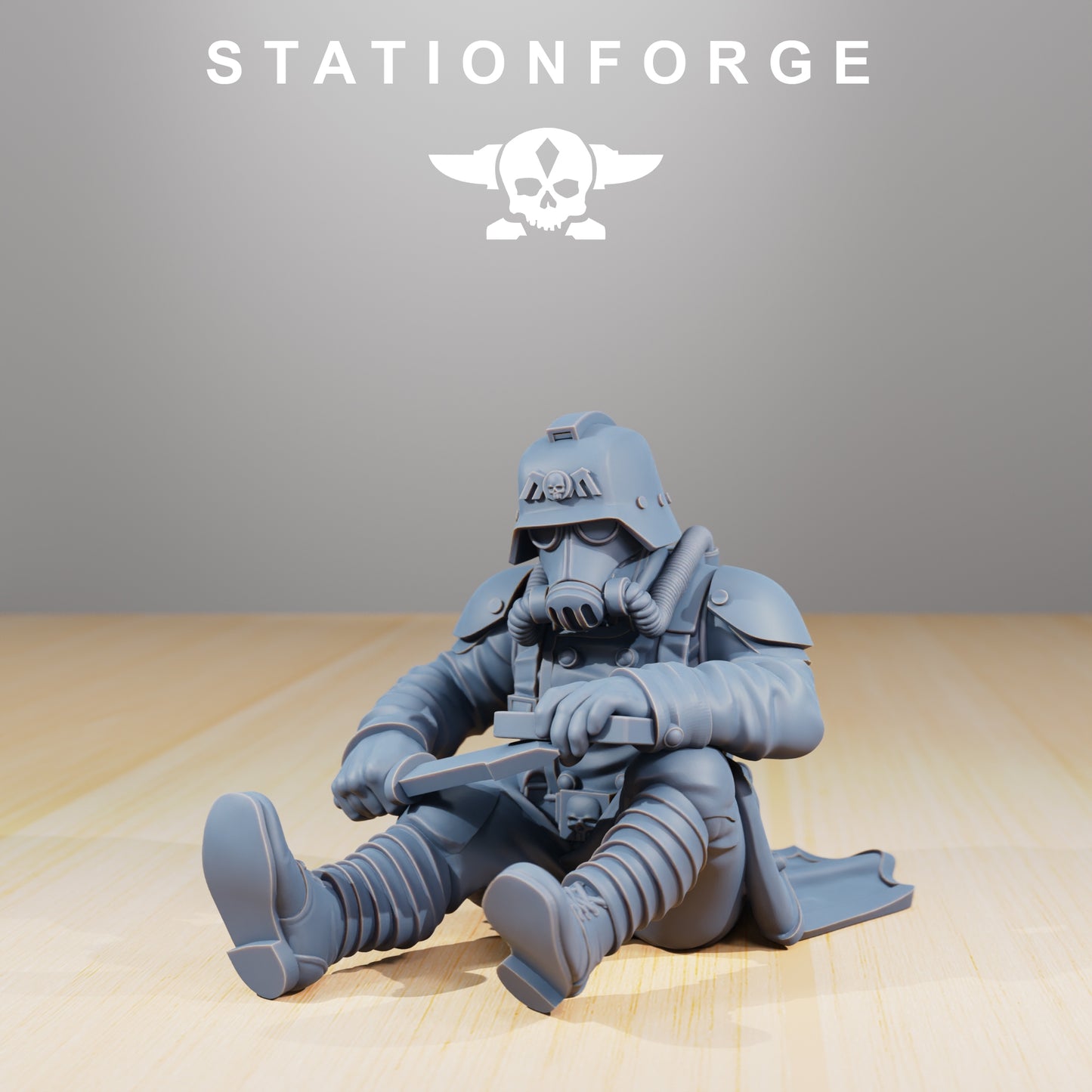 Produktfoto 28mm Tabletop Minis Stationforge: Comrades at Campfire