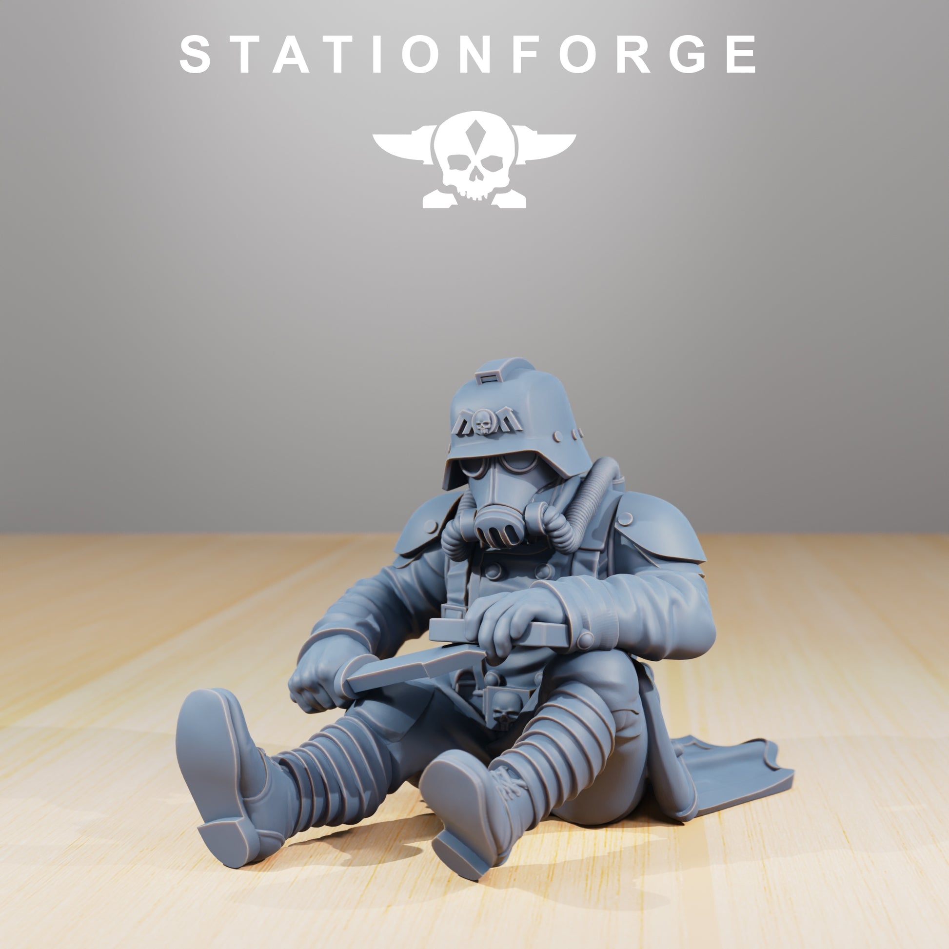 Produktfoto 28mm Tabletop Minis Stationforge: Comrades at Campfire