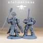 Product photo 28mm tabletop minis Stationforge: Melee Infantry