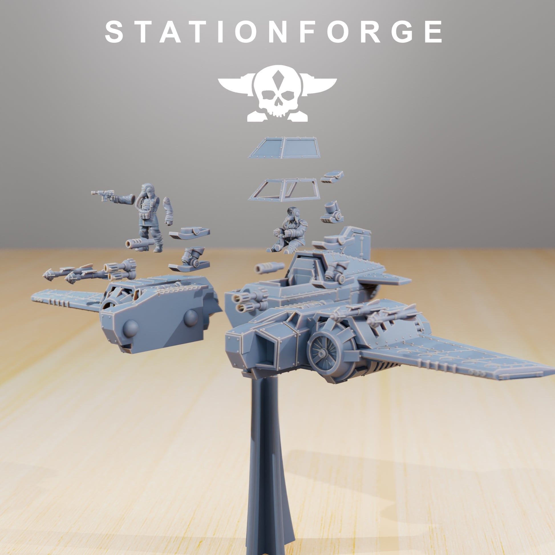 Produktfoto 28mm Tabletop Minis Stationforge: Fighter Plane