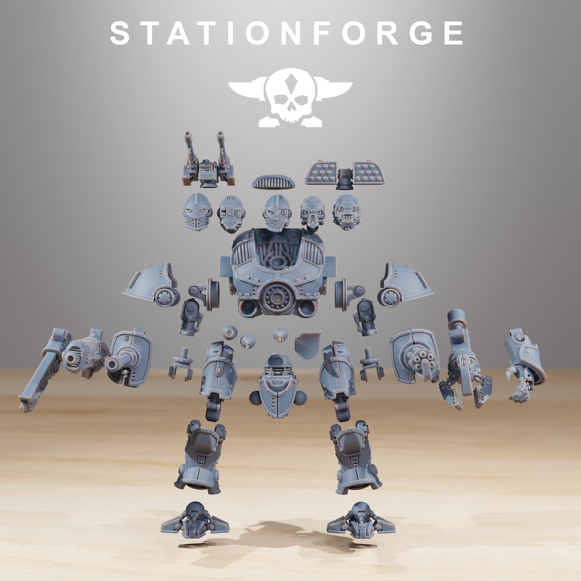 Product photo 28mm tabletop minis Stationforge: Defender MK2