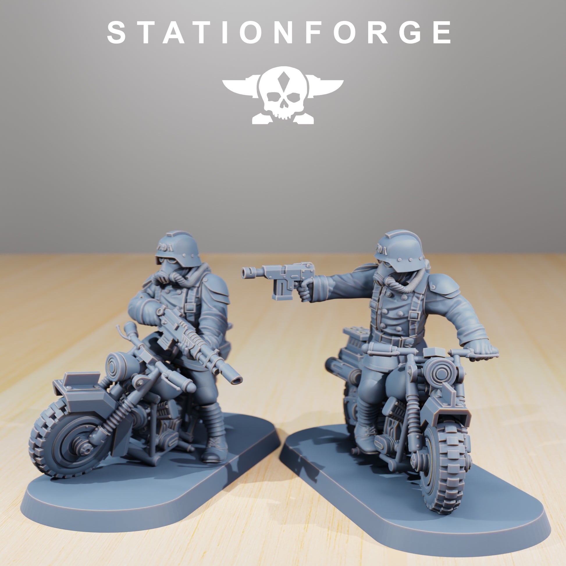 Produktfoto 28mm Tabletop Minis Stationforge: Death Bikers