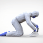 Product photo diorama and model building miniature figure: Kneeling forensic expert