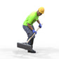 Product photo diorama and model building miniature figure: Construction Worker 2