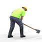 Product photo diorama and model building miniature figure: Construction Worker 2