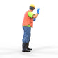 Product photo diorama and model building miniature figure: Construction worker 3