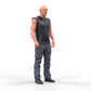 Product photo diorama and model building miniature figure: Racer 2