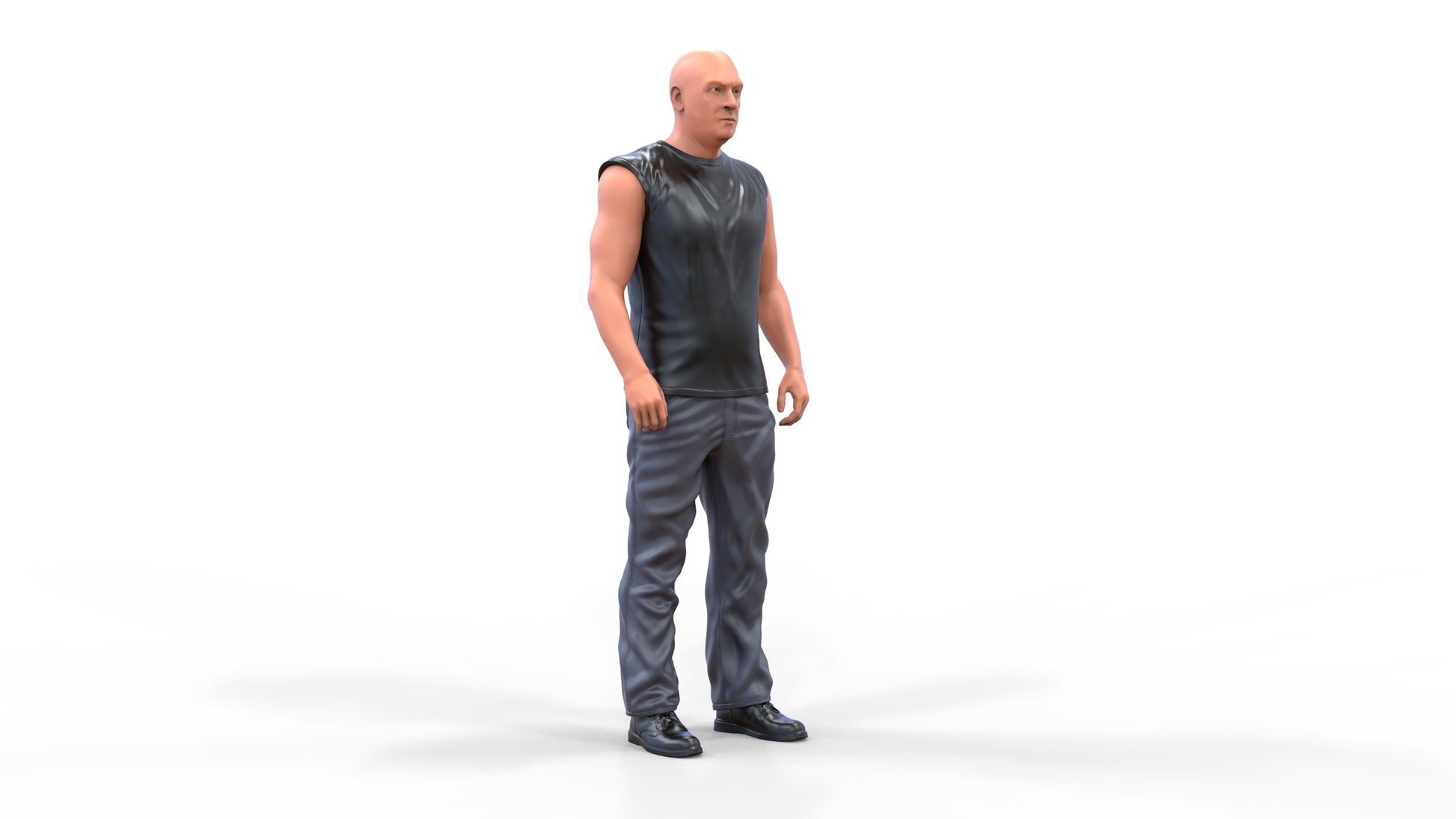 Product photo diorama and model building miniature figure: Racer 2