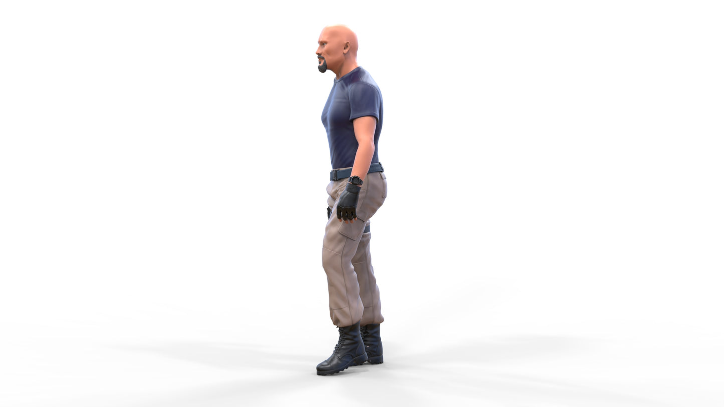 Produktfoto Diorama und Modellbau Miniatur Figur: Raser 4