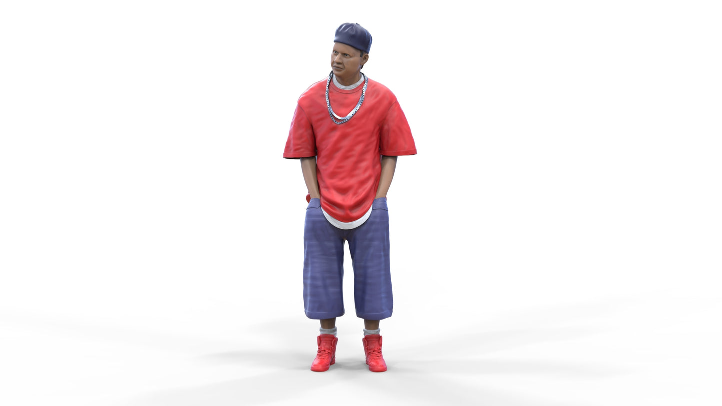 Product photo diorama and model building miniature figure: Homie | Gangster | Hip Hopper 1