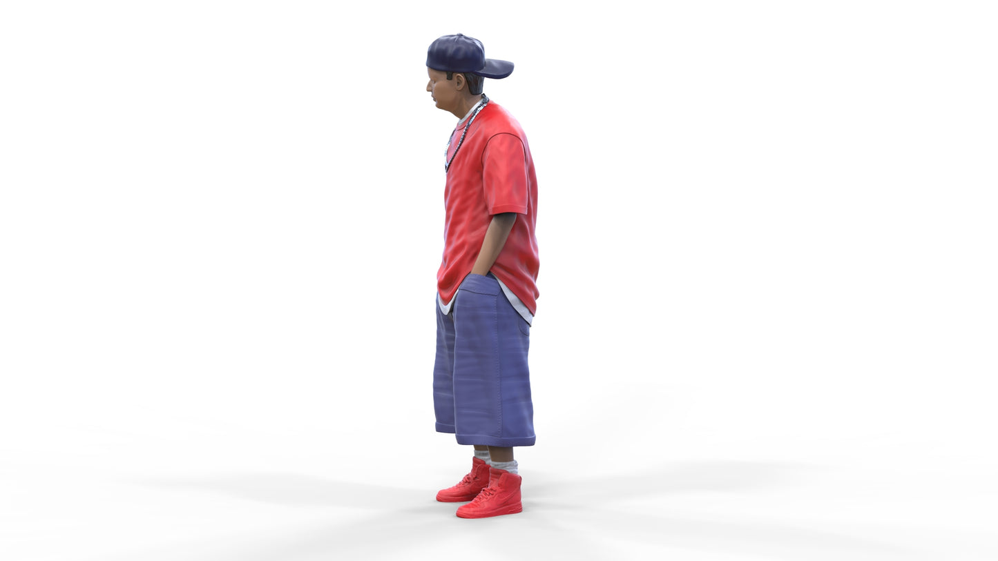 Product photo diorama and model building miniature figure: Homie | Gangster | Hip Hopper 1
