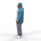 Produktfoto Diorama und Modellbau Miniatur Figur: Homie | Gangster | Hip Hopper 2