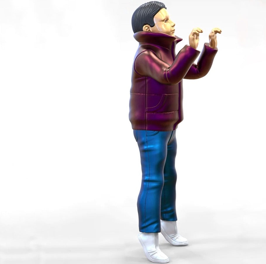 Product photo diorama and model building miniature figure: Spectator Set 2, 6 figures