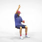 Product photo diorama and model building miniature figure: Audience Set 4, 10 figures