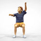 Product photo diorama and model building miniature figure: Audience Set 4, 10 figures