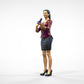Product photo diorama and model building miniature figure: Reporter set, 6 figures